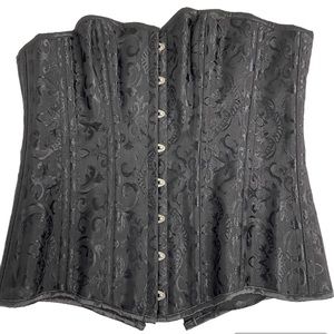 Charmian Corset Black Lace NWT